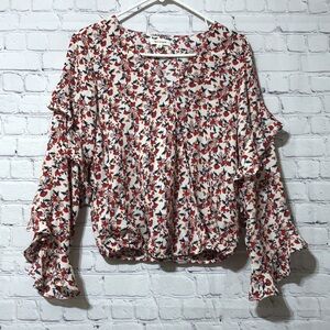 Max Studio blouse floral